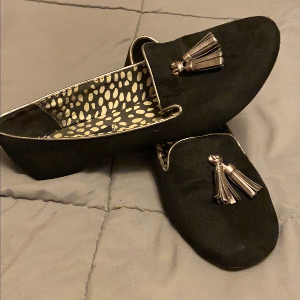 Black slip ons